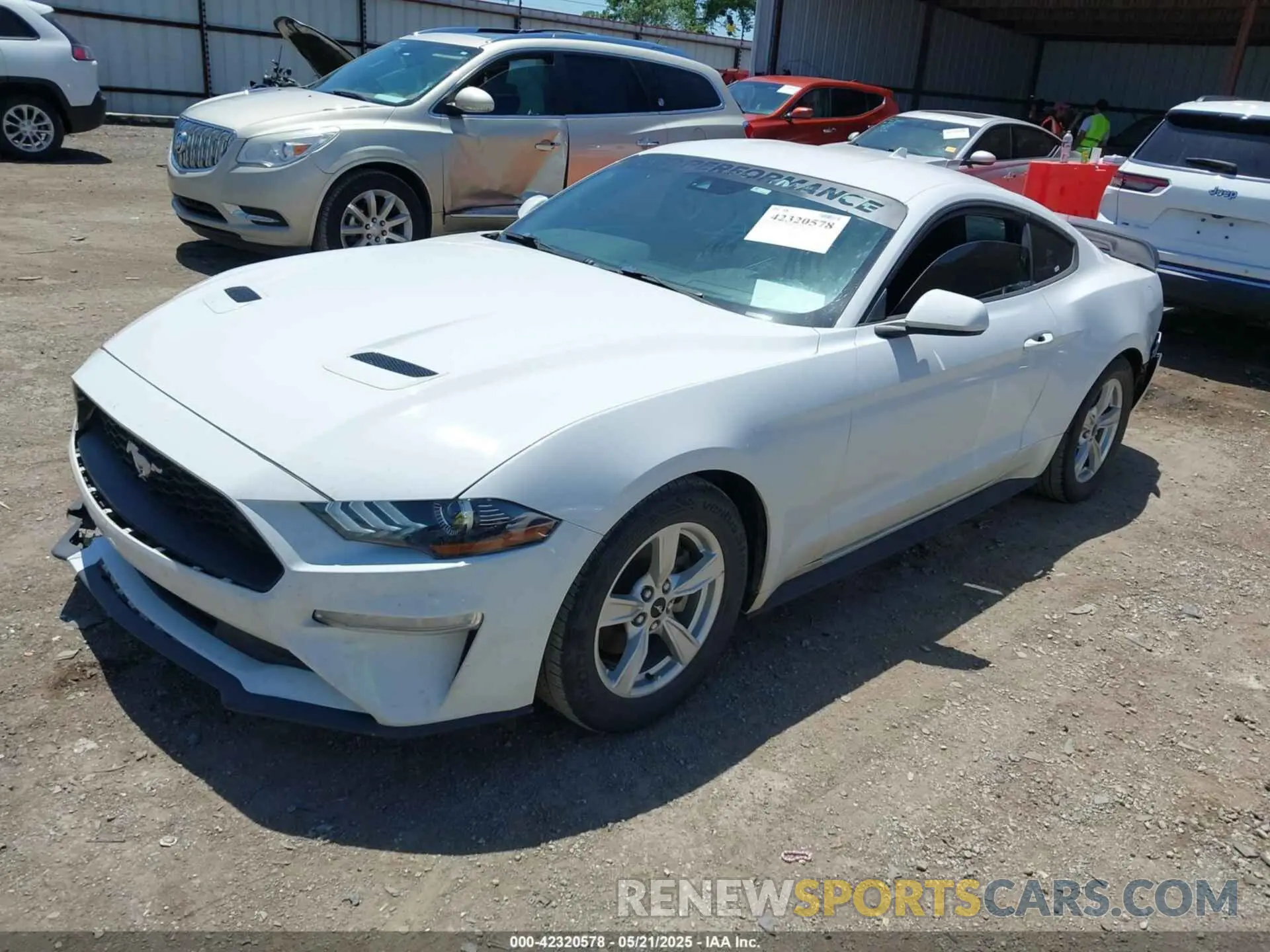 2 Photograph of a damaged car 1FA6P8TH8M5146814 FORD MUSTANG 2021