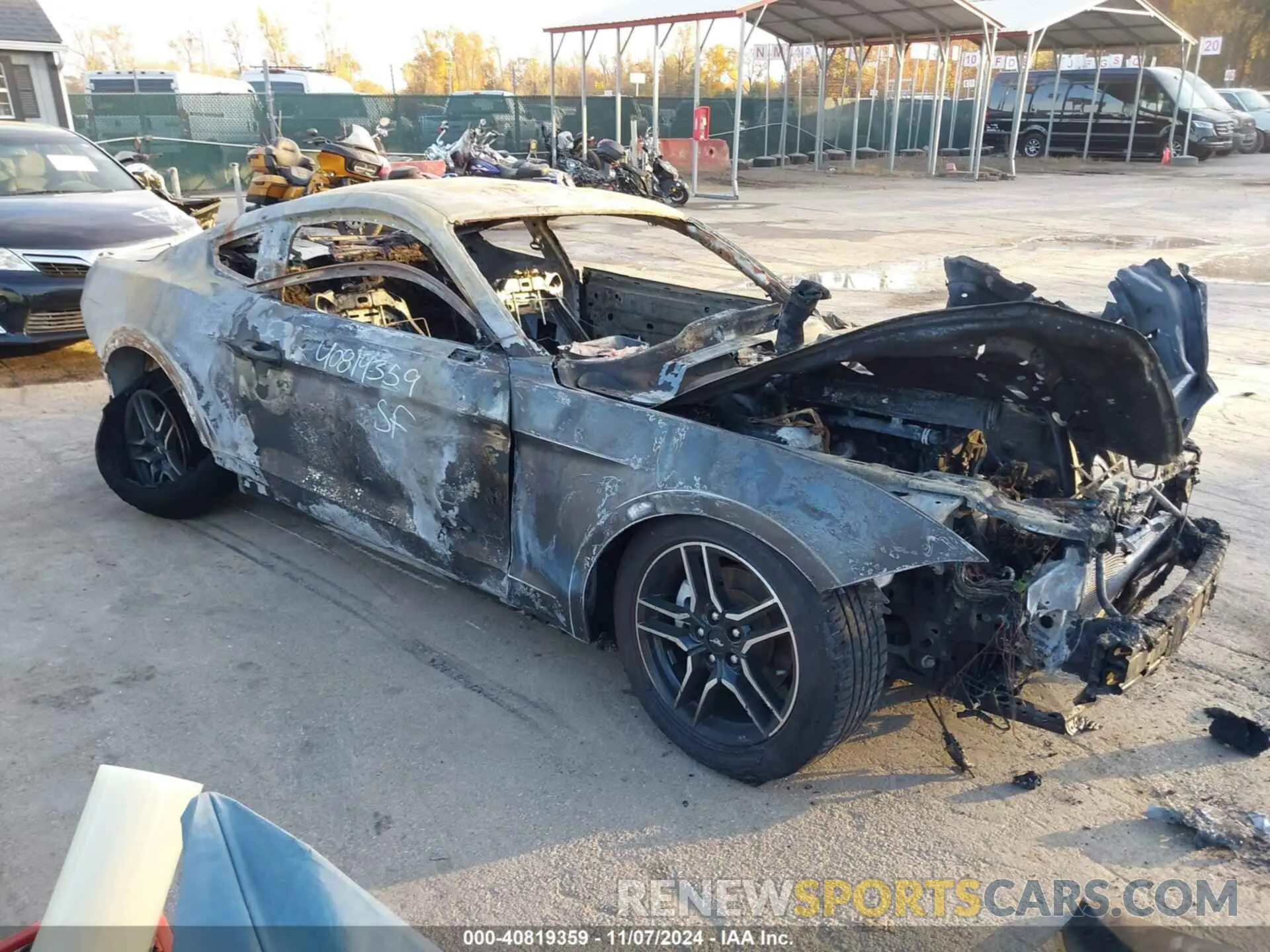 1 Photograph of a damaged car 1FA6P8TH9M5119072 FORD MUSTANG 2021