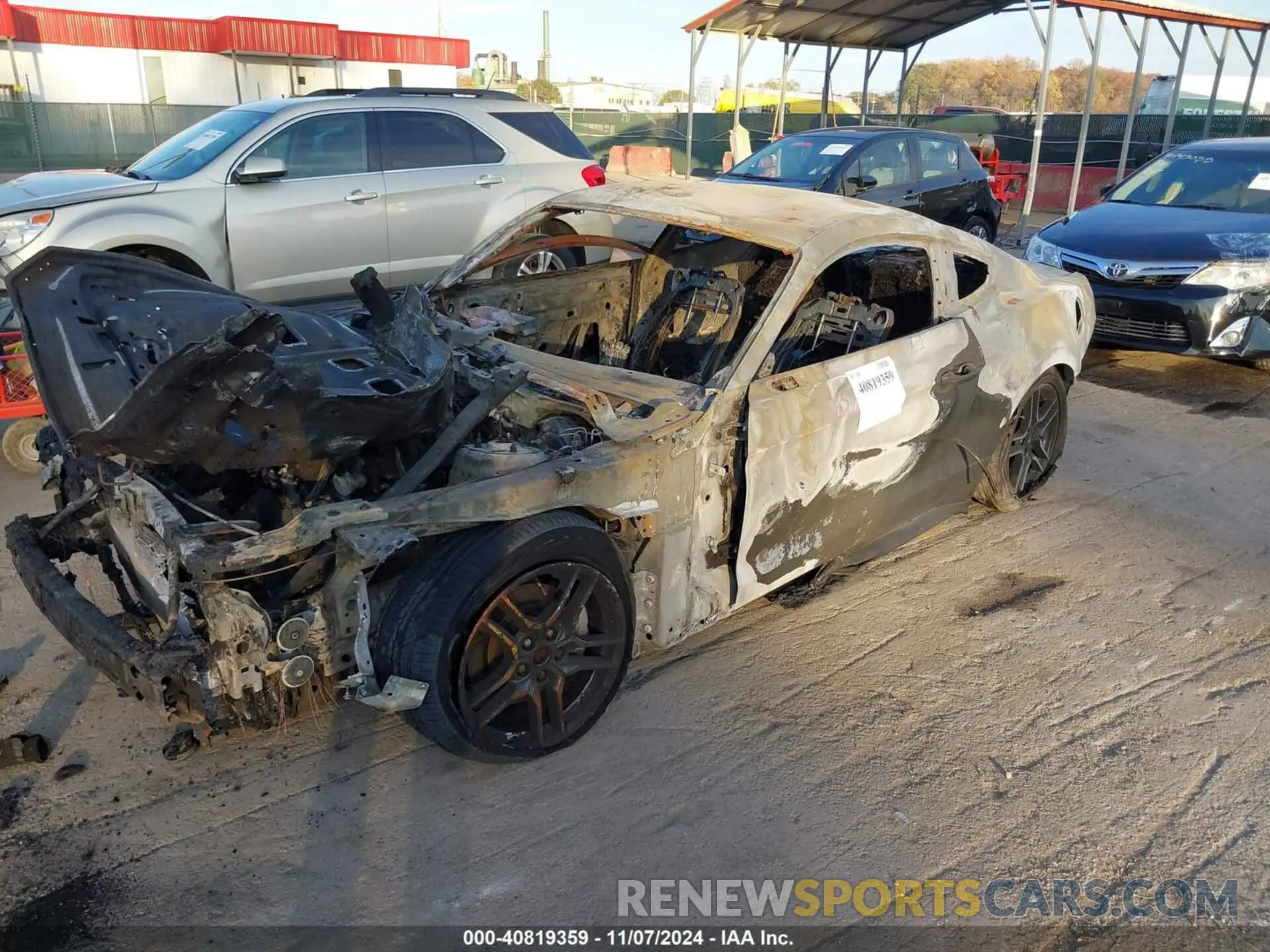 2 Photograph of a damaged car 1FA6P8TH9M5119072 FORD MUSTANG 2021