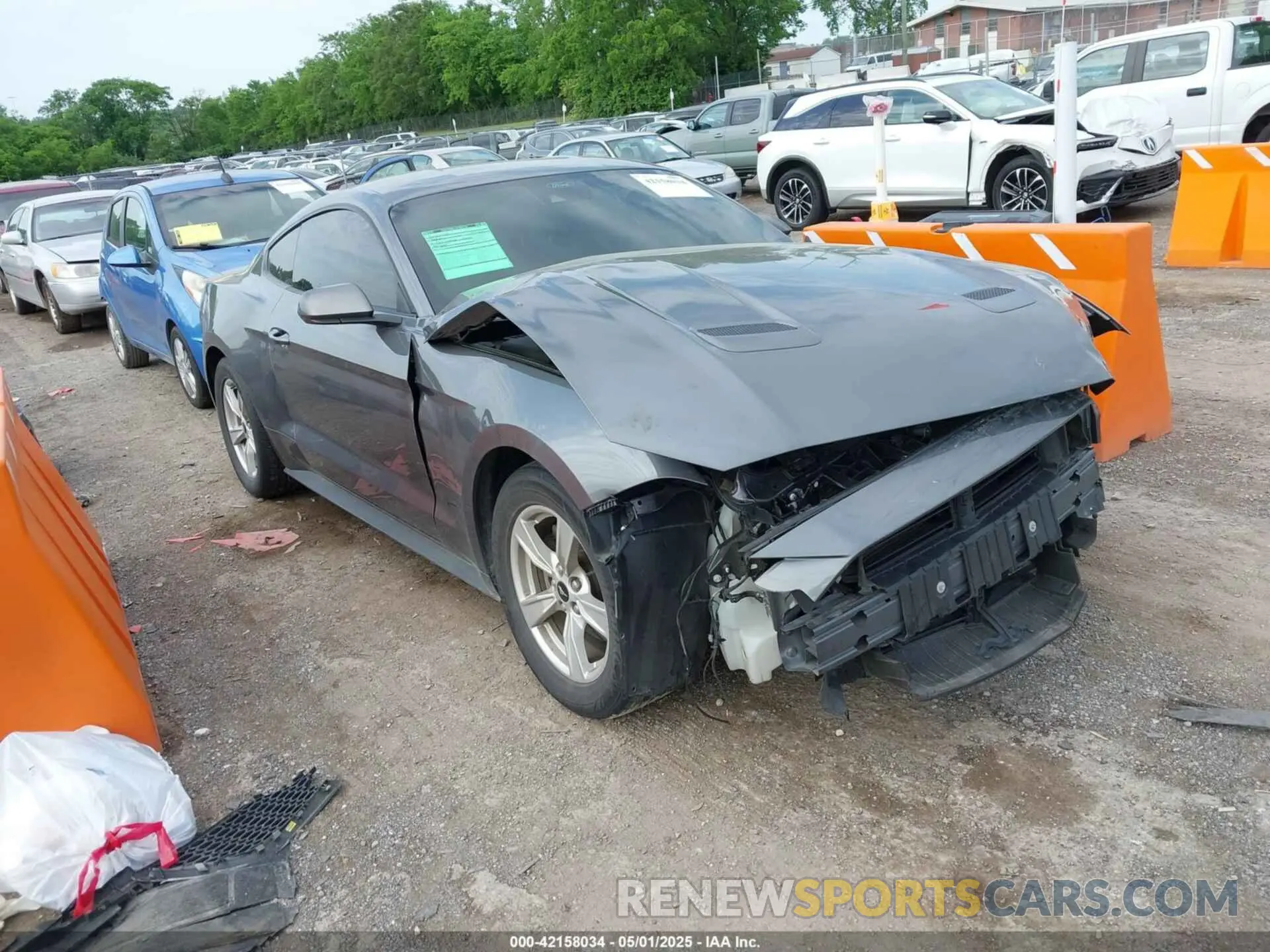 1 Photograph of a damaged car 1FA6P8TH9M5133781 FORD MUSTANG 2021