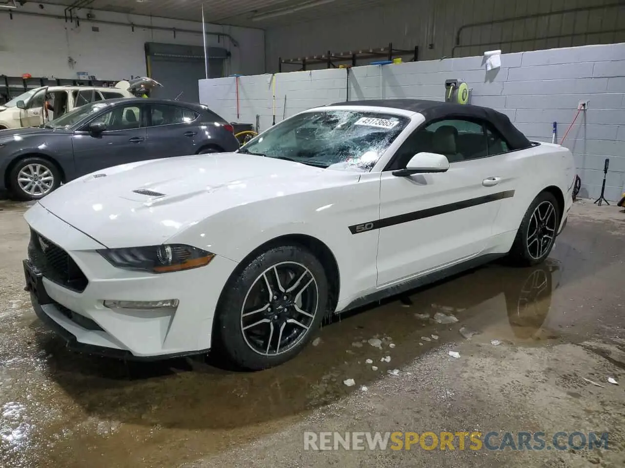 1 Photograph of a damaged car 1FATP8FF1M5135621 FORD MUSTANG 2021