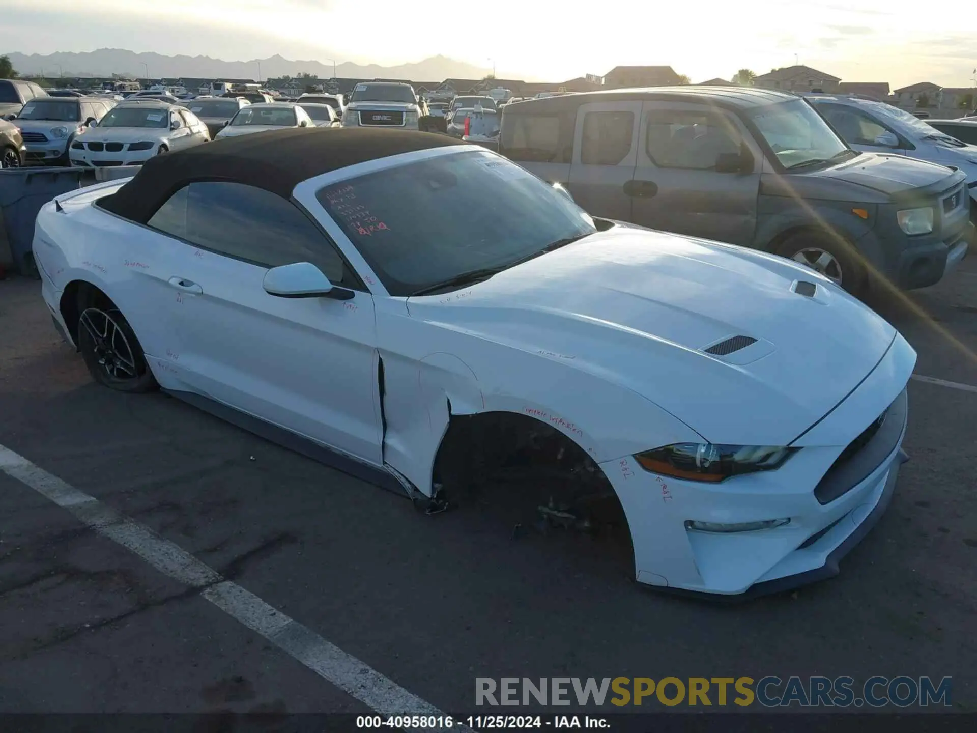 6 Фотография поврежденного автомобиля 1FATP8UH2M5120338 FORD MUSTANG 2021