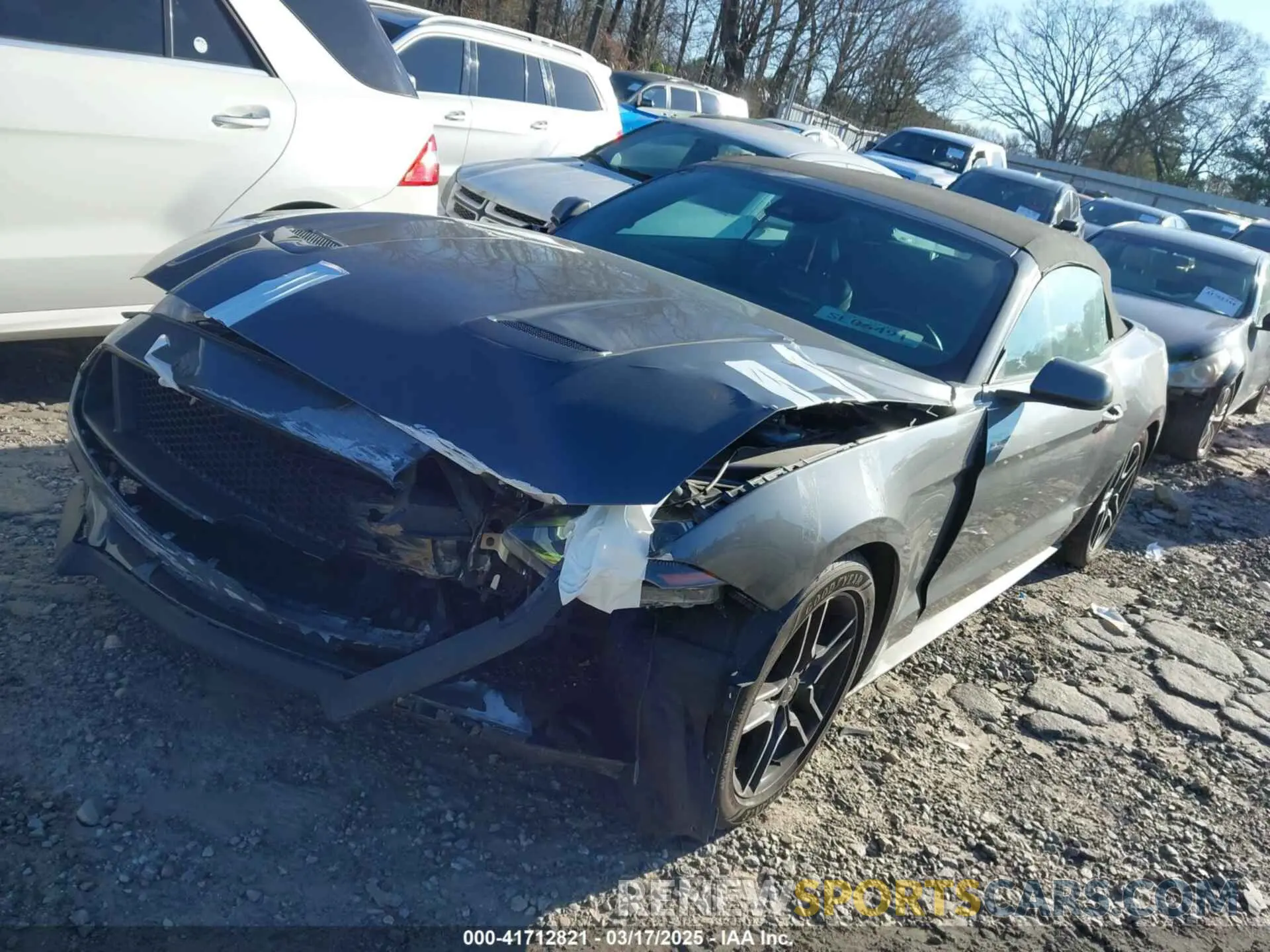 2 Photograph of a damaged car 1FATP8UH3M5105279 FORD MUSTANG 2021