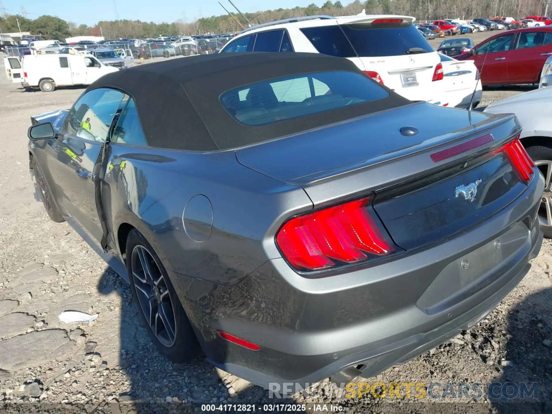 3 Photograph of a damaged car 1FATP8UH3M5105279 FORD MUSTANG 2021