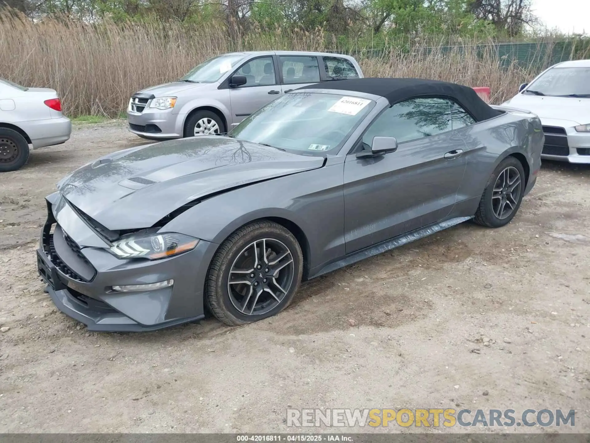 2 Photograph of a damaged car 1FATP8UH3M5130277 FORD MUSTANG 2021