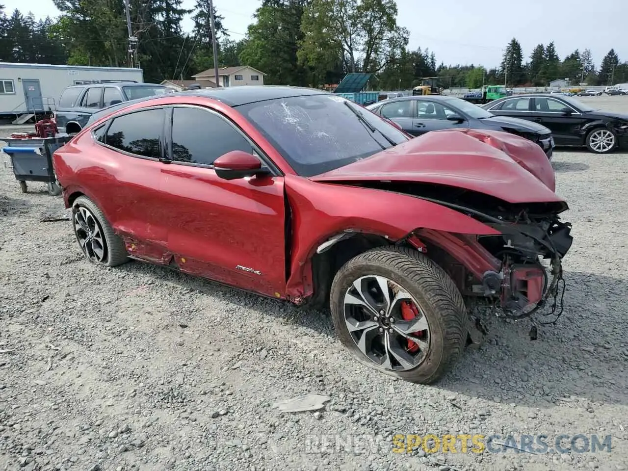 4 Photograph of a damaged car 3FMTK3SU1MMA10687 FORD MUSTANG 2021
