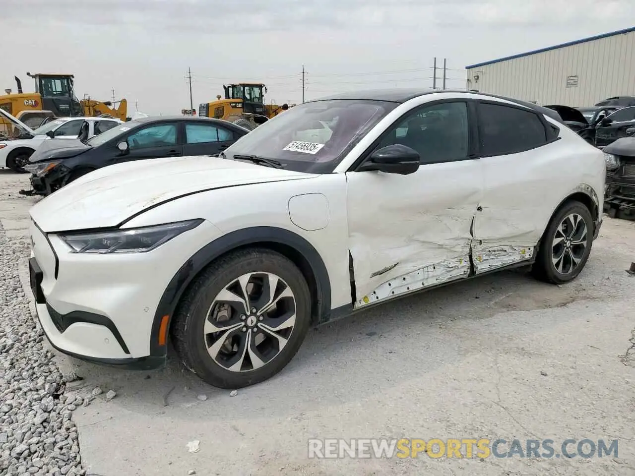 1 Photograph of a damaged car 3FMTK3SU9MMA02000 FORD MUSTANG 2021