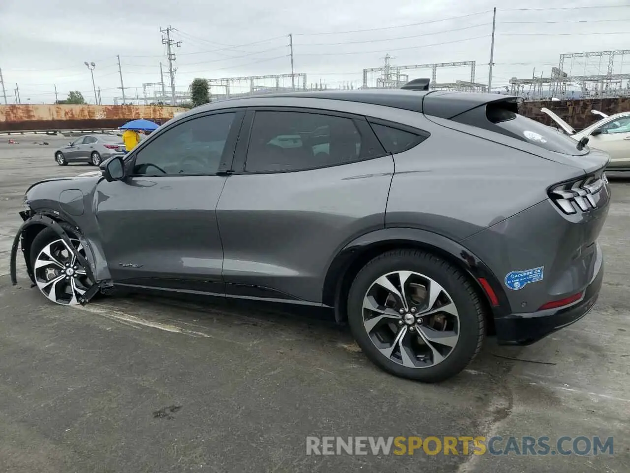 2 Photograph of a damaged car 3FMTK3SUXMMA09053 FORD MUSTANG 2021