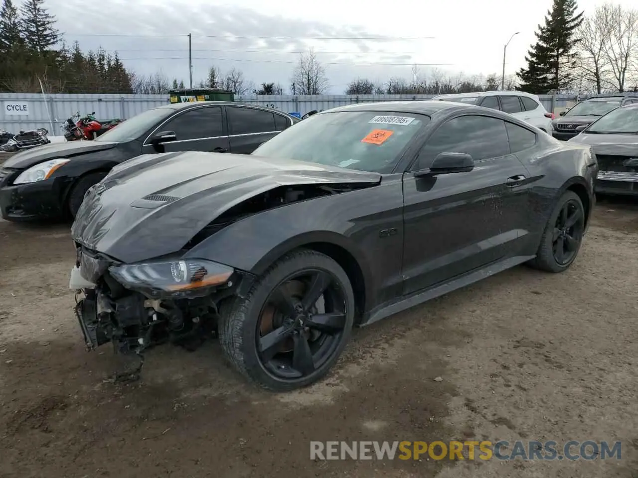 1 Photograph of a damaged car 1FA6P8CF0N5110759 FORD MUSTANG 2022