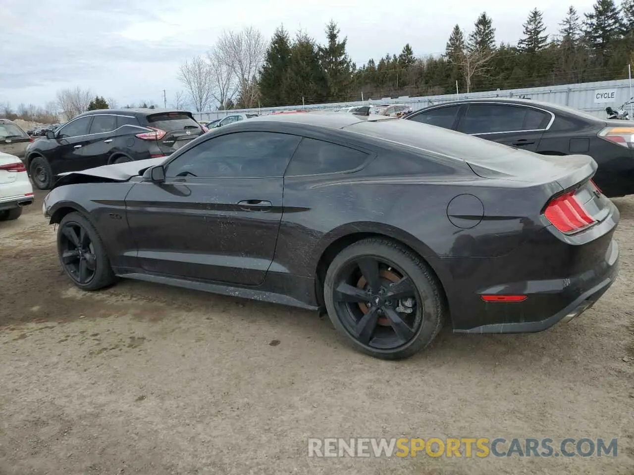 2 Photograph of a damaged car 1FA6P8CF0N5110759 FORD MUSTANG 2022