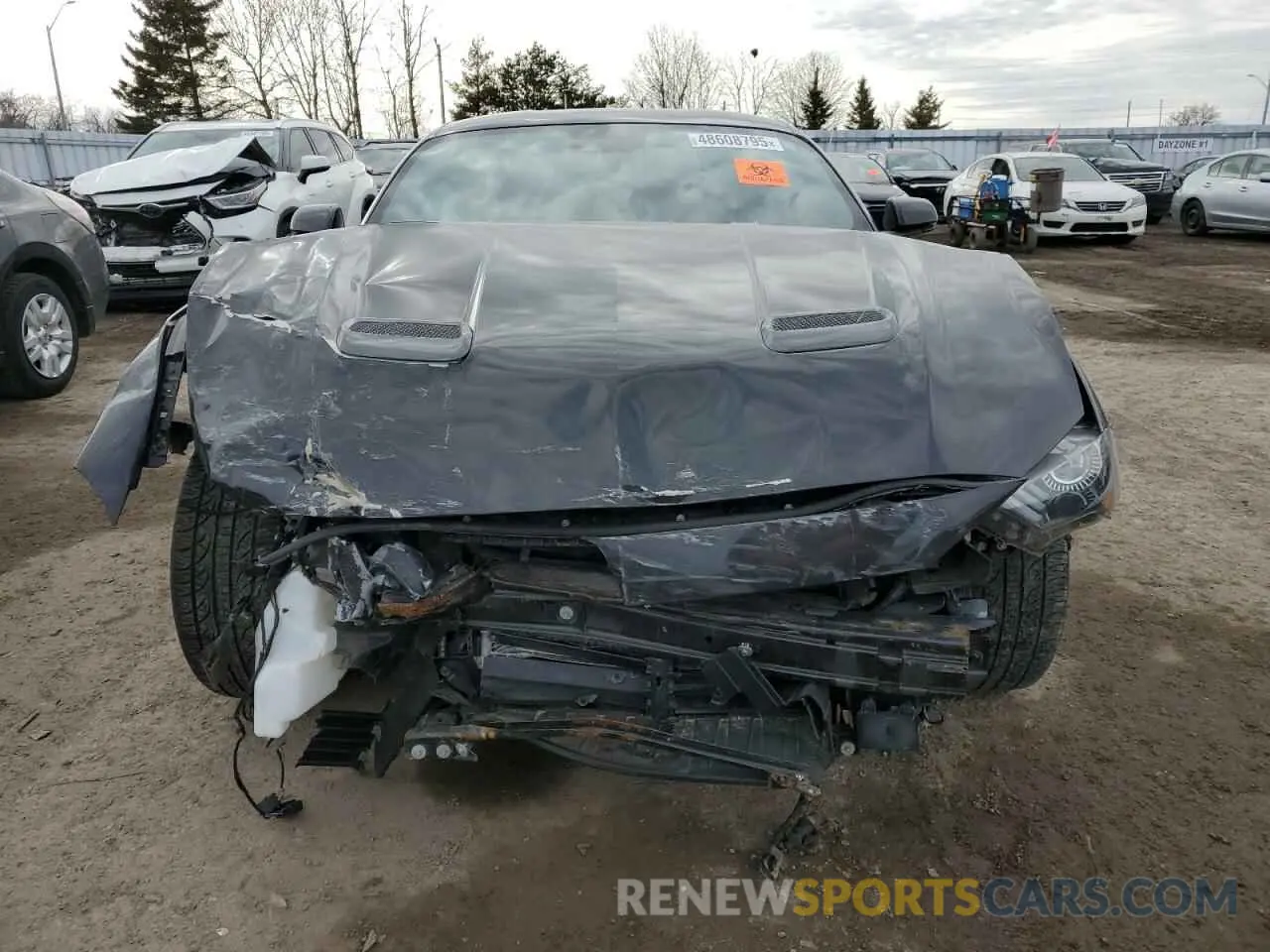 5 Photograph of a damaged car 1FA6P8CF0N5110759 FORD MUSTANG 2022