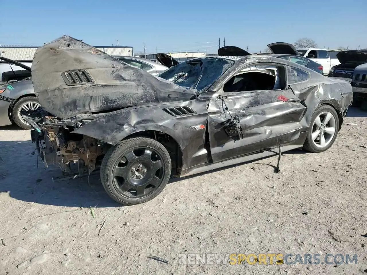 1 Фотография поврежденного автомобиля 1FA6P8CF0N5135371 FORD MUSTANG 2022