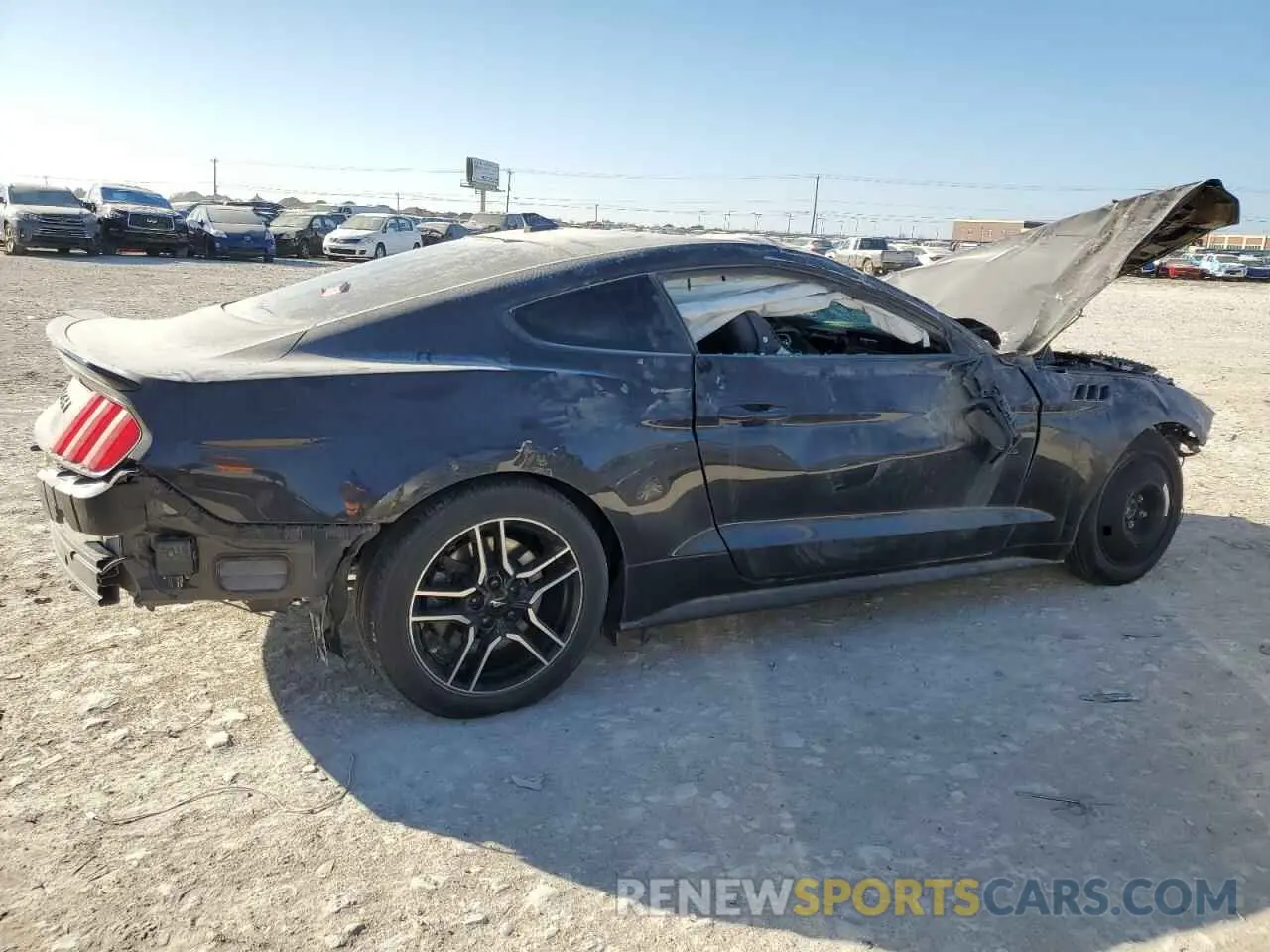 3 Фотография поврежденного автомобиля 1FA6P8CF0N5135371 FORD MUSTANG 2022