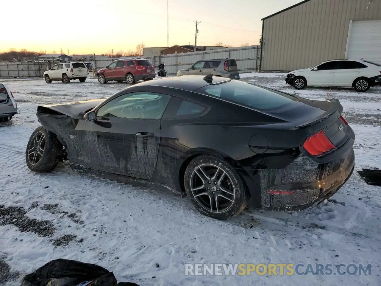 2 Фотография поврежденного автомобиля 1FA6P8CF1N5105683 FORD MUSTANG 2022