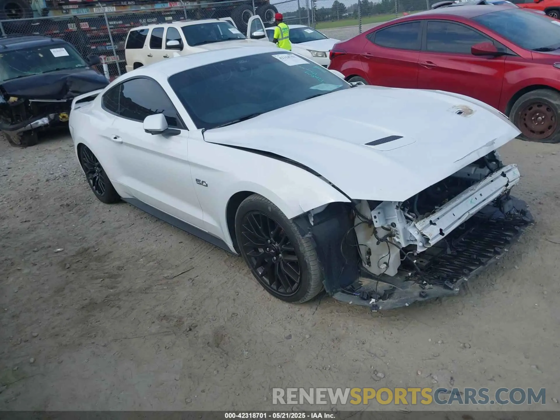 1 Photograph of a damaged car 1FA6P8CF1N5120958 FORD MUSTANG 2022
