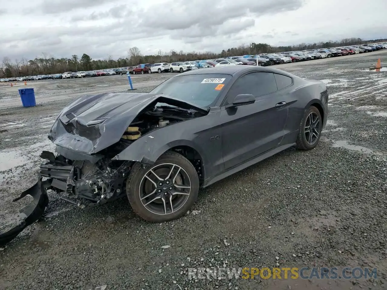 1 Фотография поврежденного автомобиля 1FA6P8CF1N5136952 FORD MUSTANG 2022