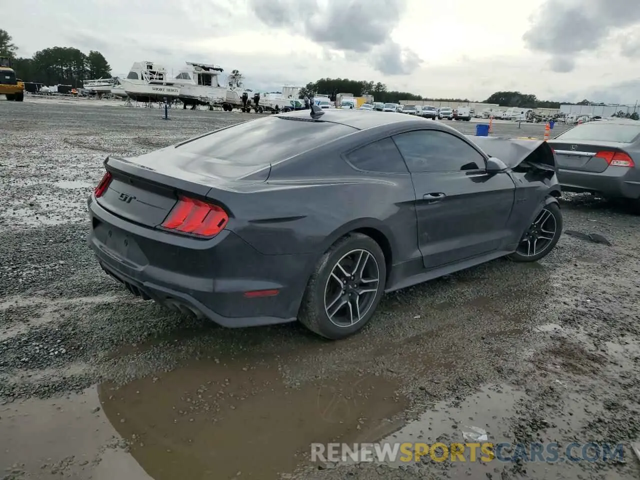 3 Фотография поврежденного автомобиля 1FA6P8CF1N5136952 FORD MUSTANG 2022