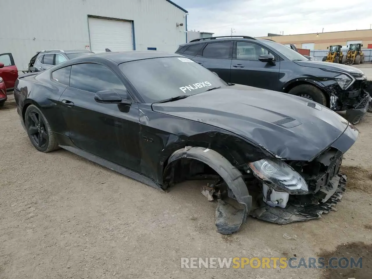 4 Photograph of a damaged car 1FA6P8CF1N5140370 FORD MUSTANG 2022