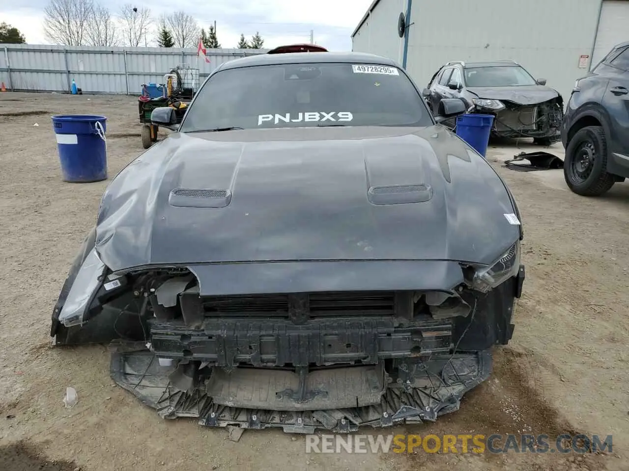 5 Photograph of a damaged car 1FA6P8CF1N5140370 FORD MUSTANG 2022