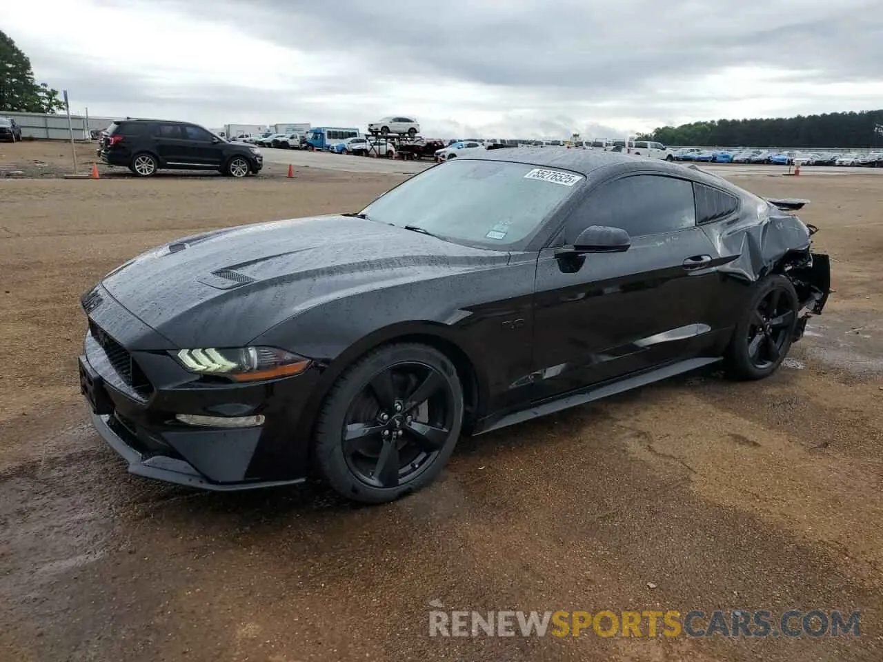 1 Фотография поврежденного автомобиля 1FA6P8CF1N5142135 FORD MUSTANG 2022