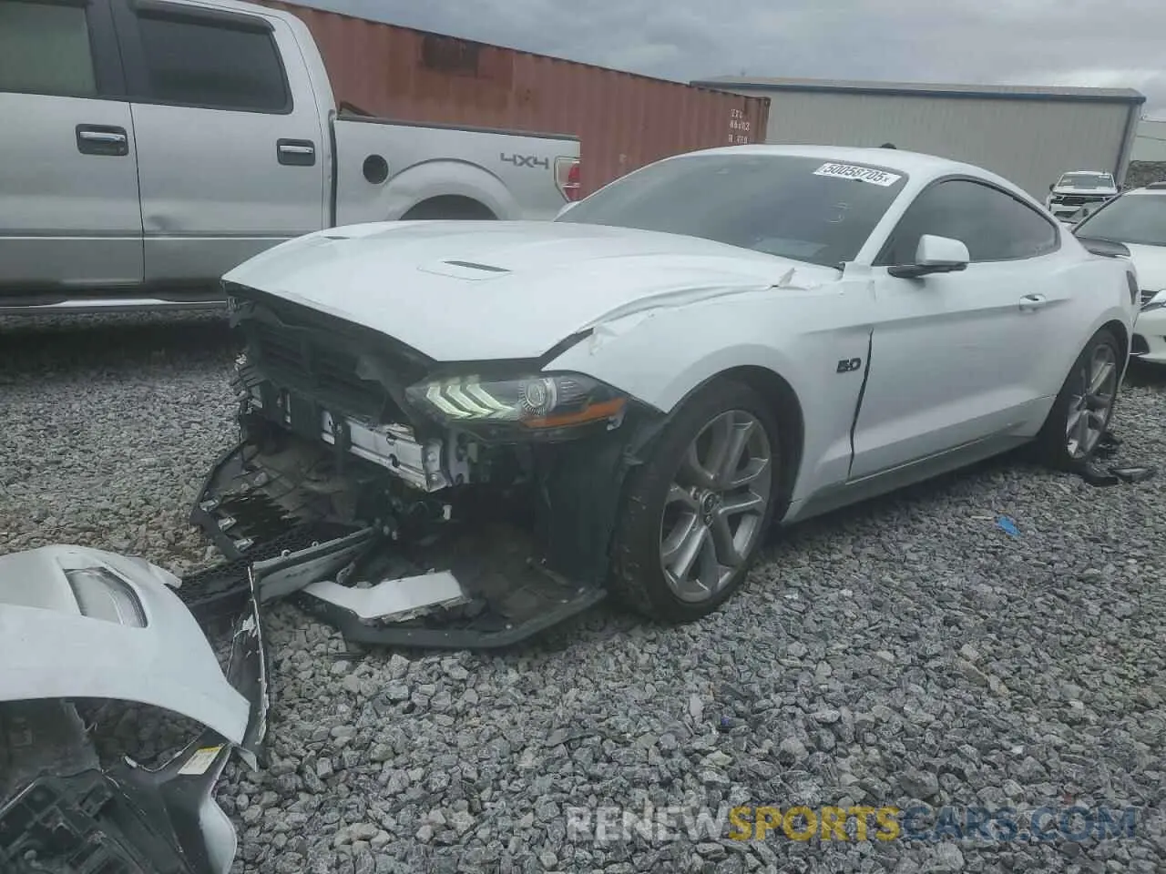 1 Photograph of a damaged car 1FA6P8CF2N5138935 FORD MUSTANG 2022