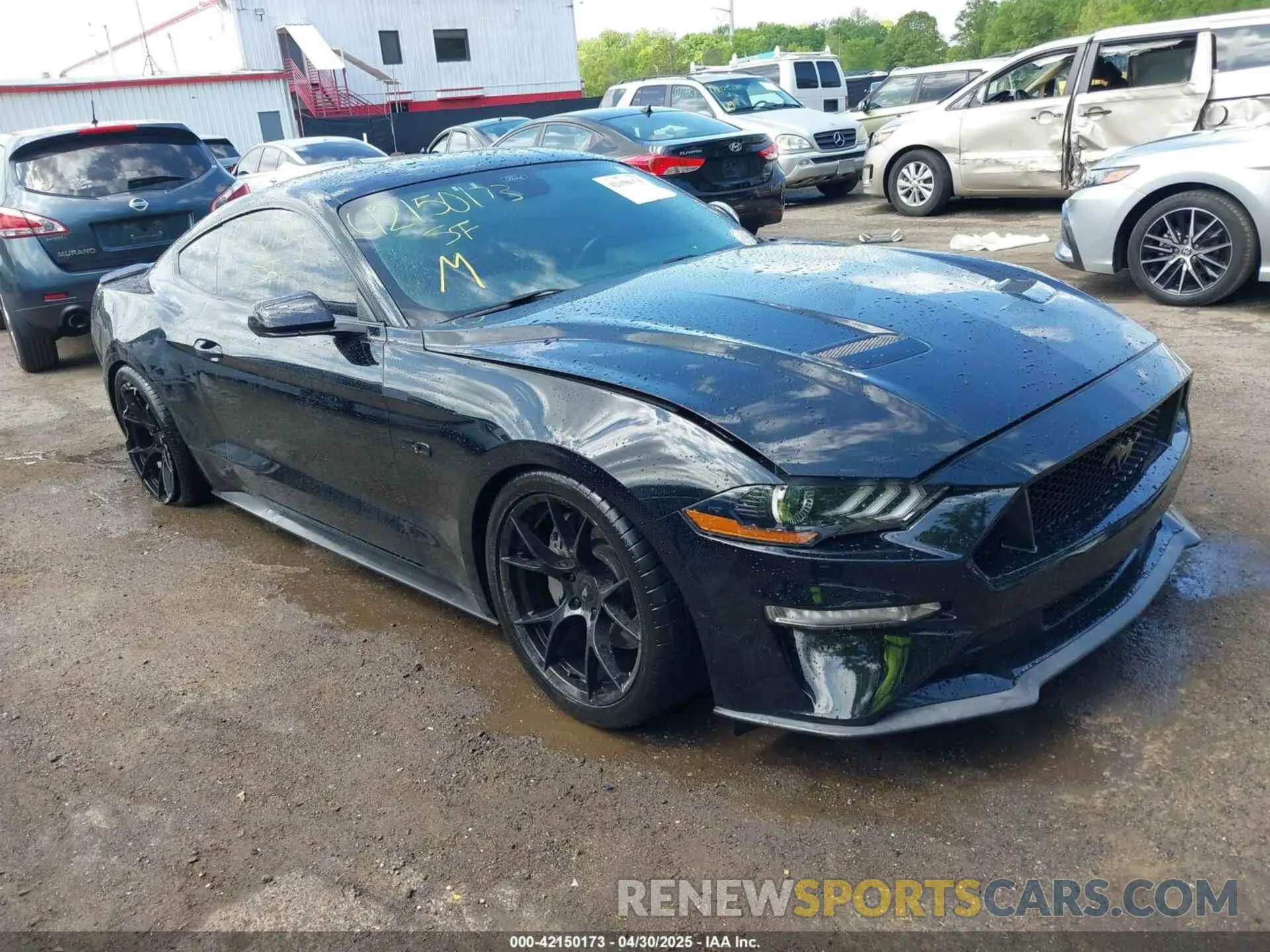 1 Photograph of a damaged car 1FA6P8CF3N5133730 FORD MUSTANG 2022