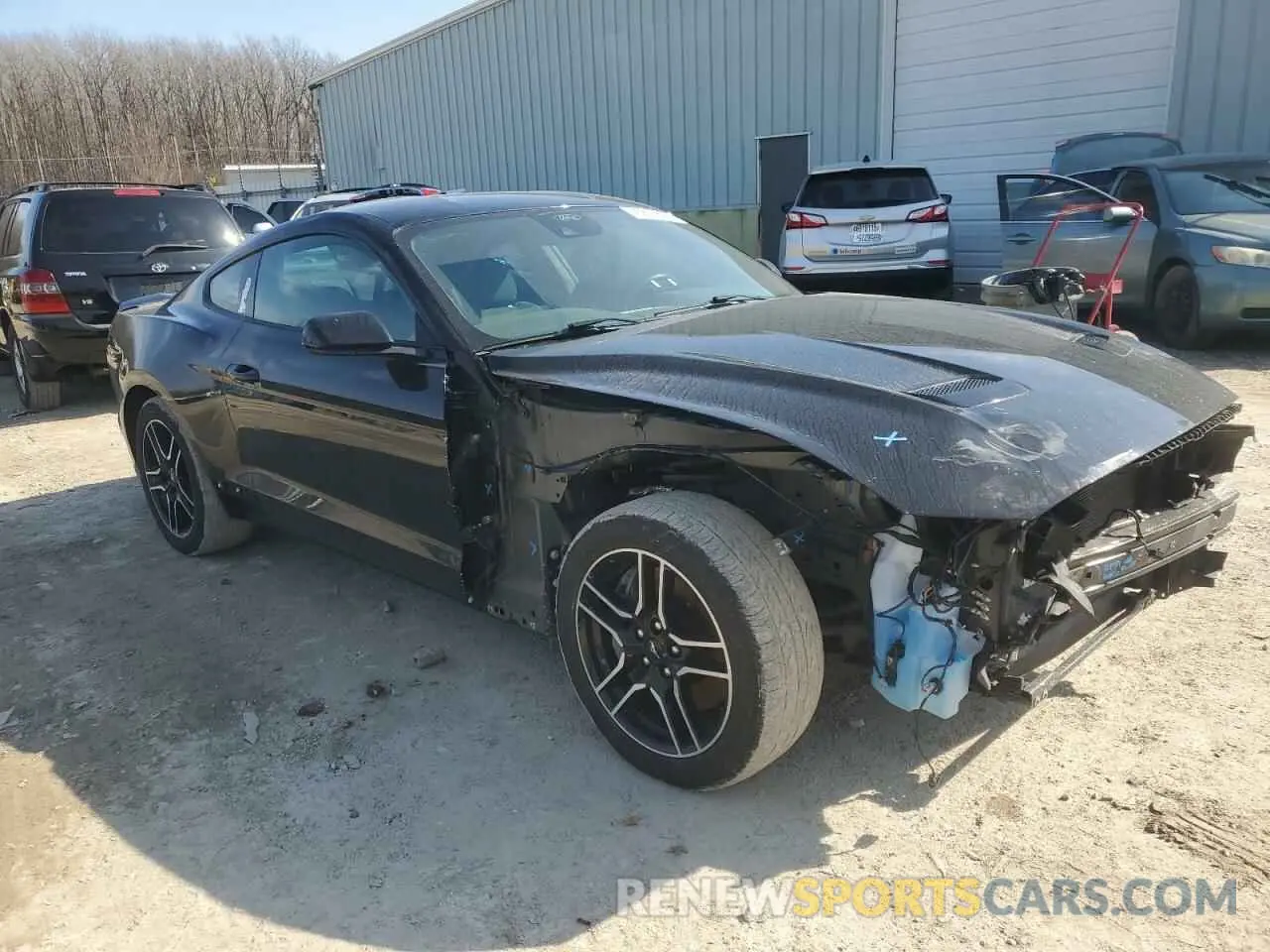 4 Фотография поврежденного автомобиля 1FA6P8CF3N5134313 FORD MUSTANG 2022