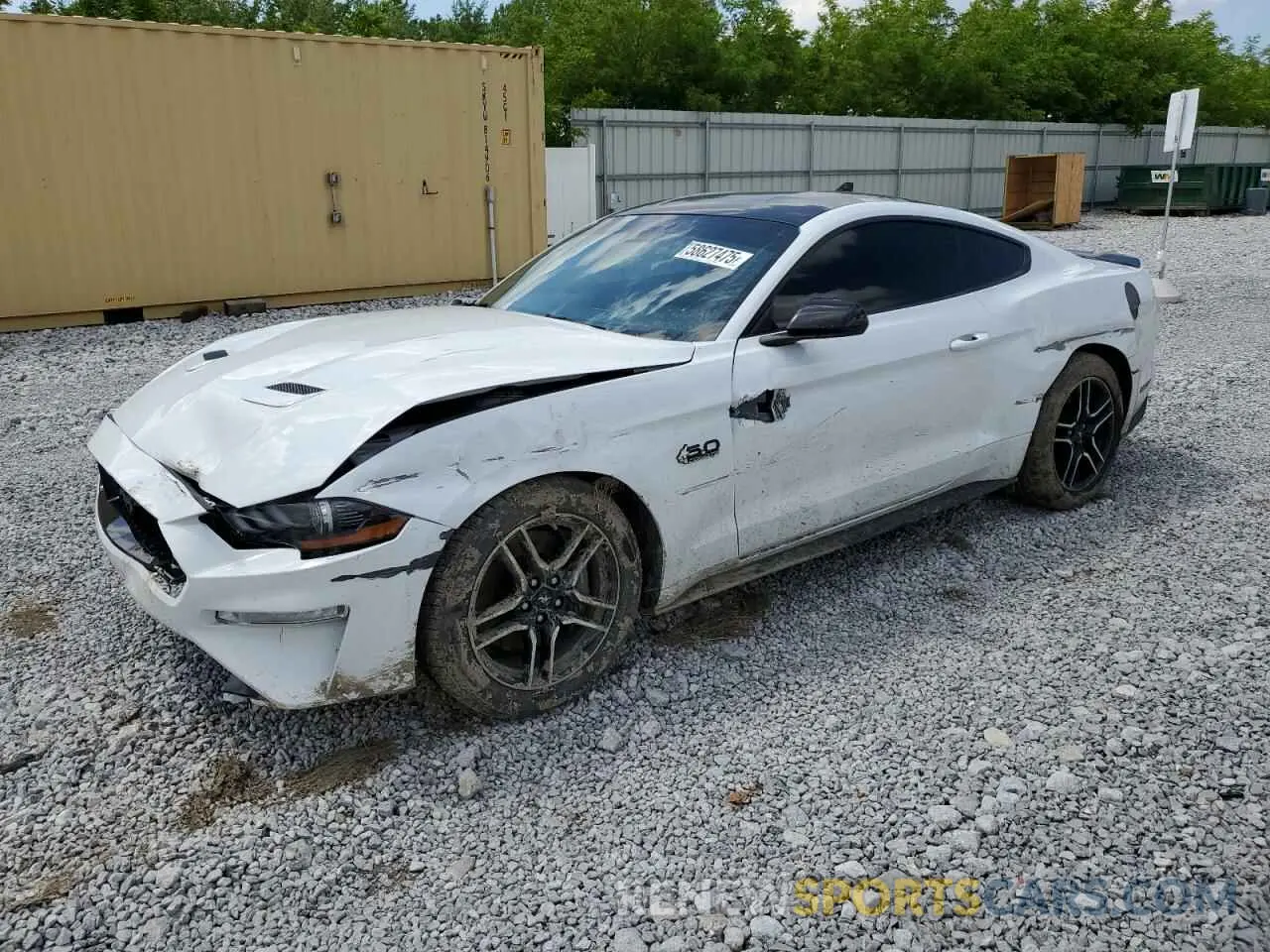 1 Photograph of a damaged car 1FA6P8CF3N5141701 FORD MUSTANG 2022
