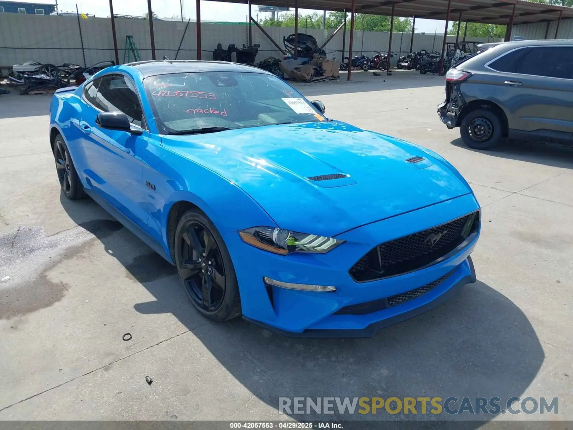 1 Фотография поврежденного автомобиля 1FA6P8CF4N5142081 FORD MUSTANG 2022