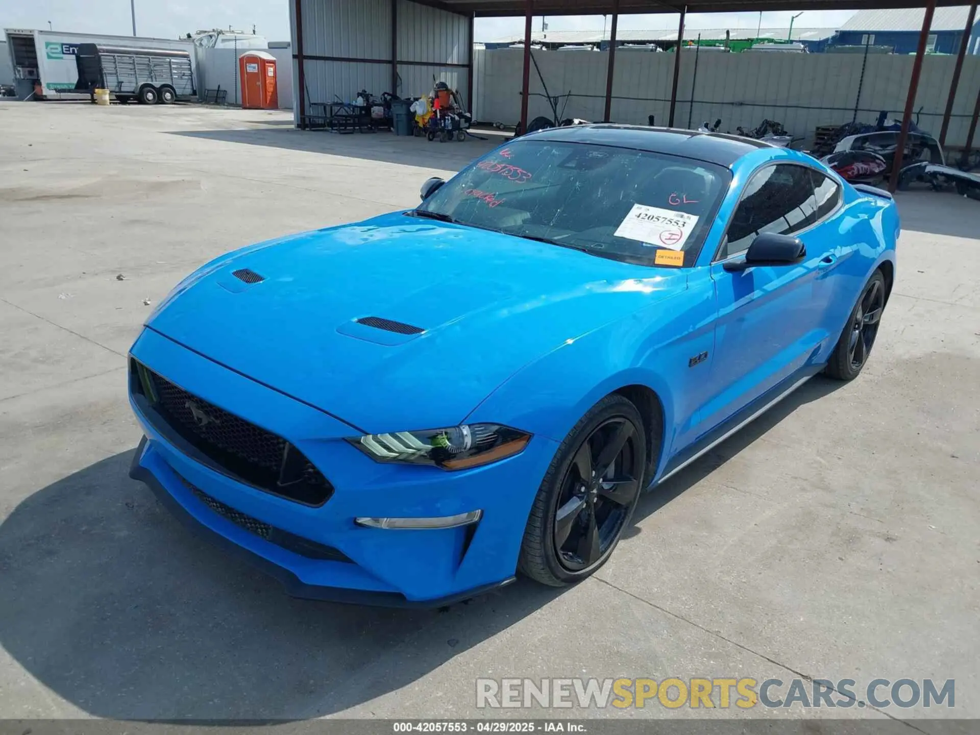 2 Фотография поврежденного автомобиля 1FA6P8CF4N5142081 FORD MUSTANG 2022