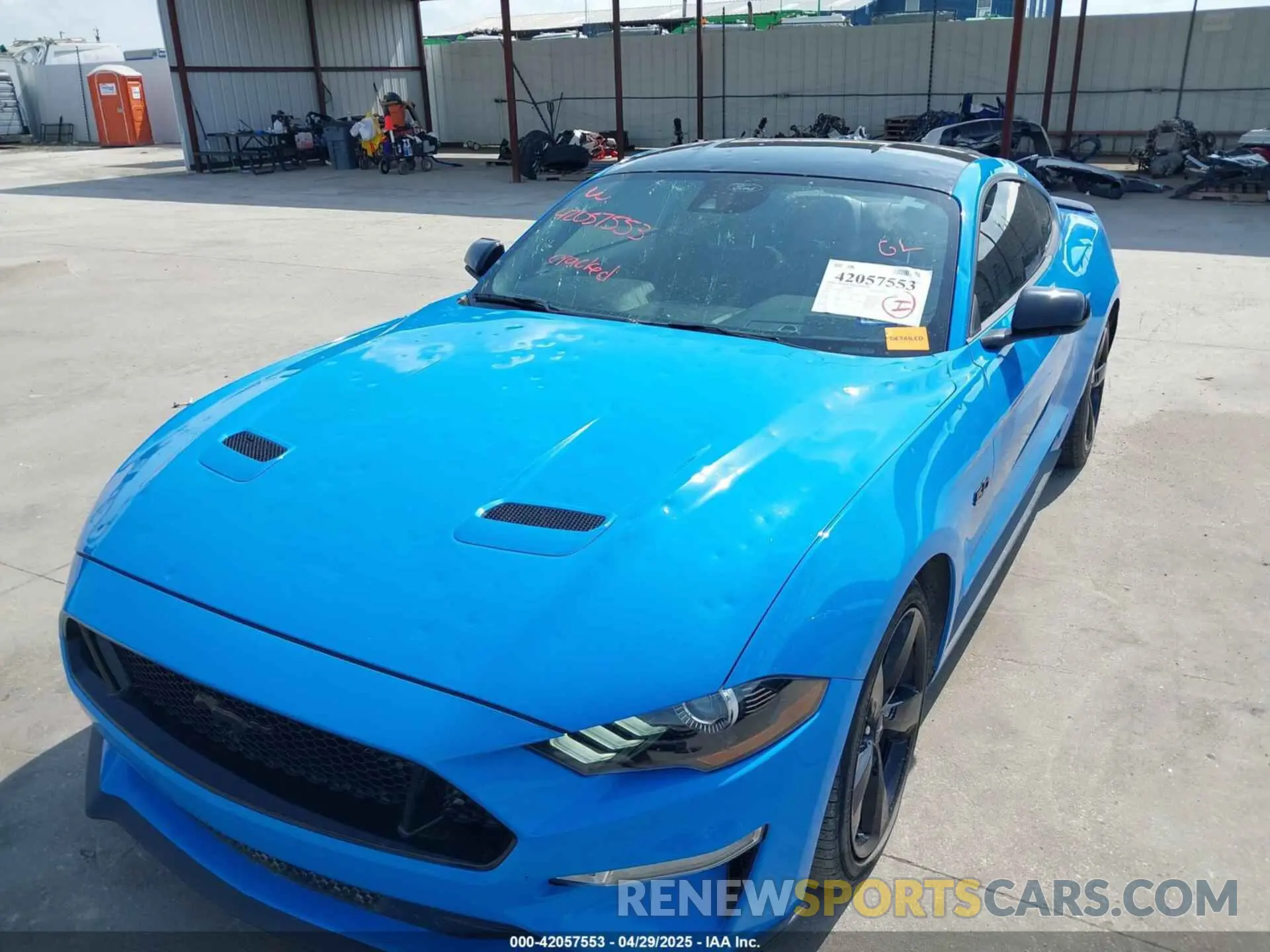 6 Фотография поврежденного автомобиля 1FA6P8CF4N5142081 FORD MUSTANG 2022