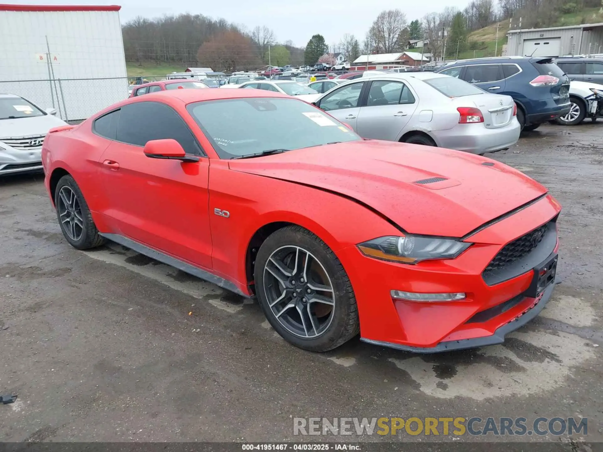 1 Фотография поврежденного автомобиля 1FA6P8CF5N5113642 FORD MUSTANG 2022