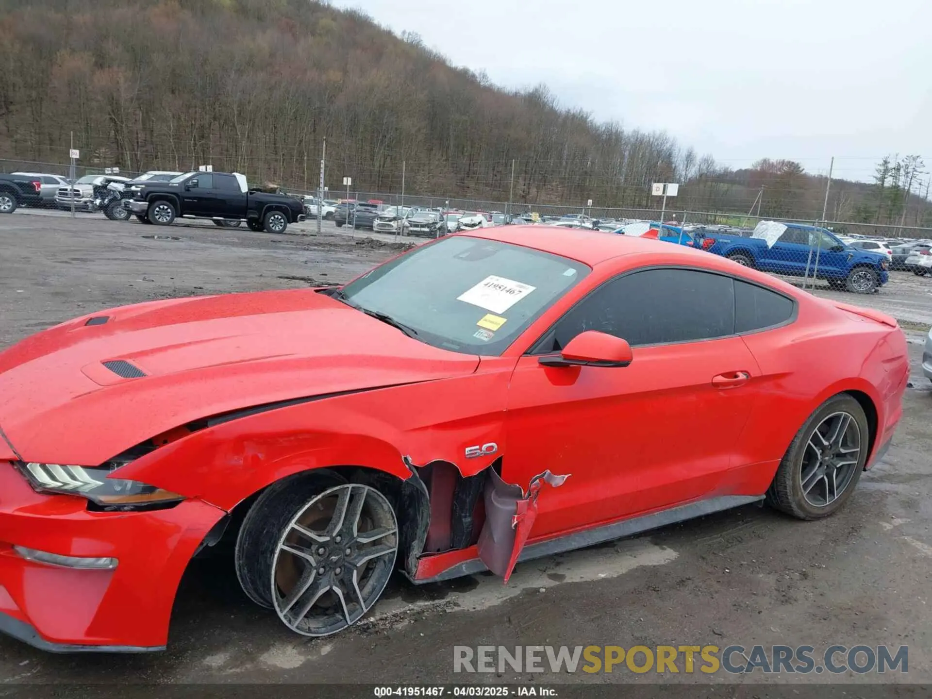 6 Фотография поврежденного автомобиля 1FA6P8CF5N5113642 FORD MUSTANG 2022