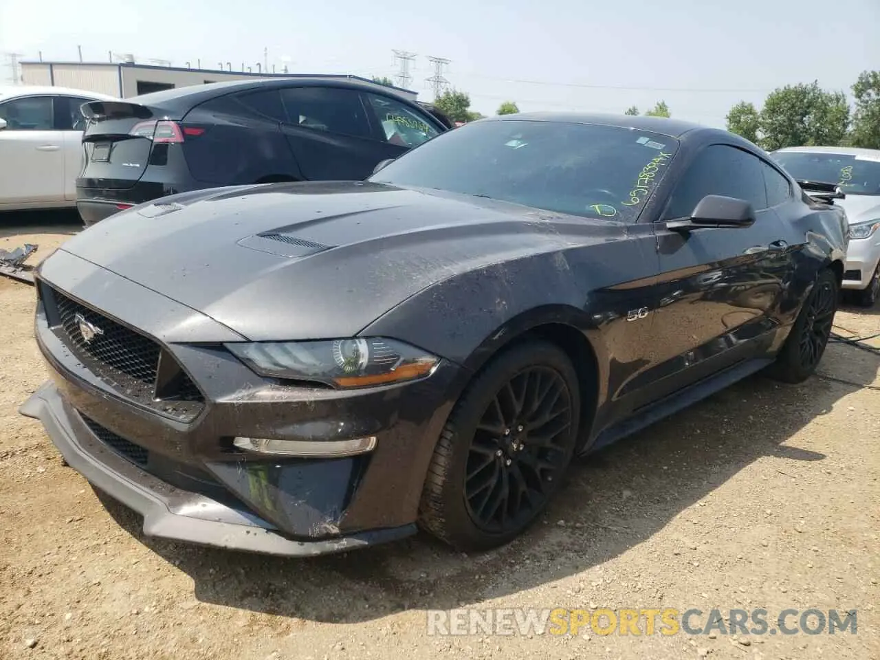 1 Photograph of a damaged car 1FA6P8CF6N5111611 FORD MUSTANG 2022