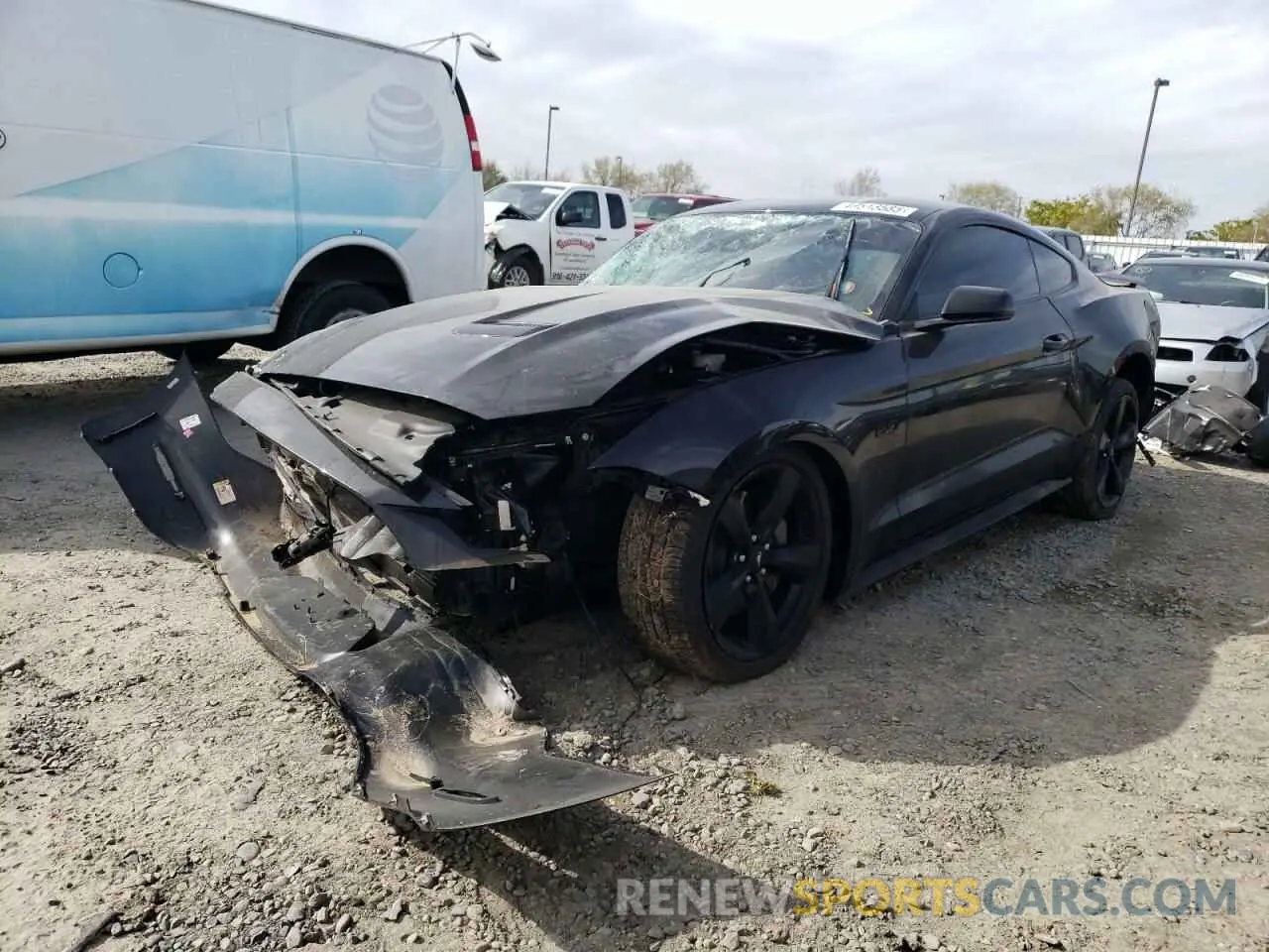 1 Photograph of a damaged car 1FA6P8CF6N5130112 FORD MUSTANG 2022
