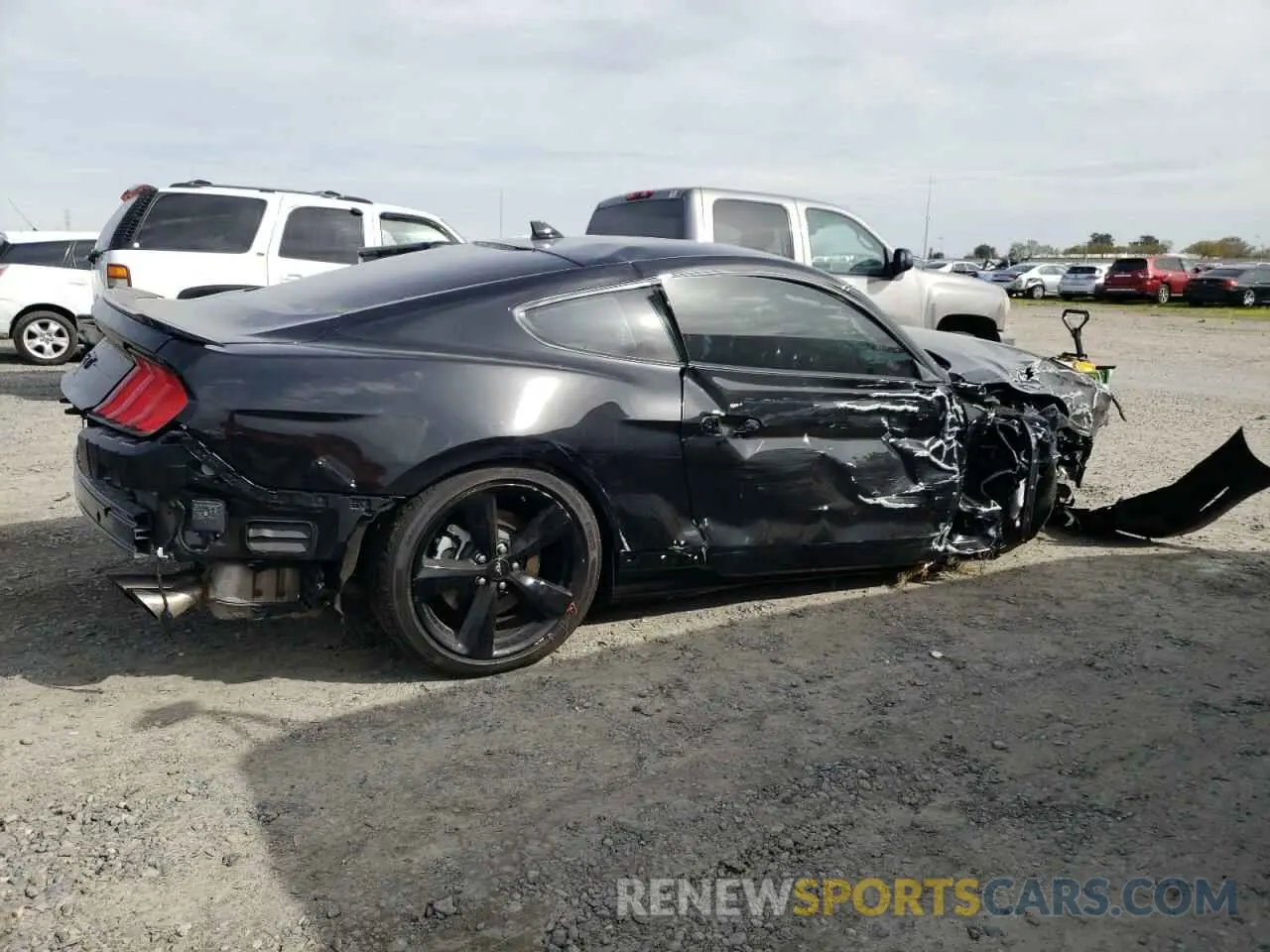 3 Photograph of a damaged car 1FA6P8CF6N5130112 FORD MUSTANG 2022