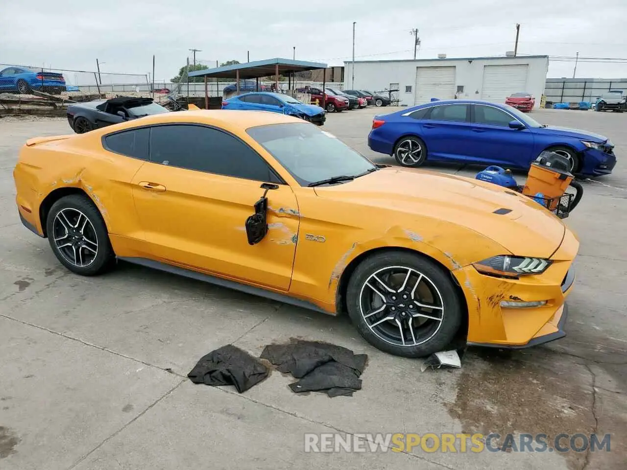 4 Photograph of a damaged car 1FA6P8CF7N5106241 FORD MUSTANG 2022