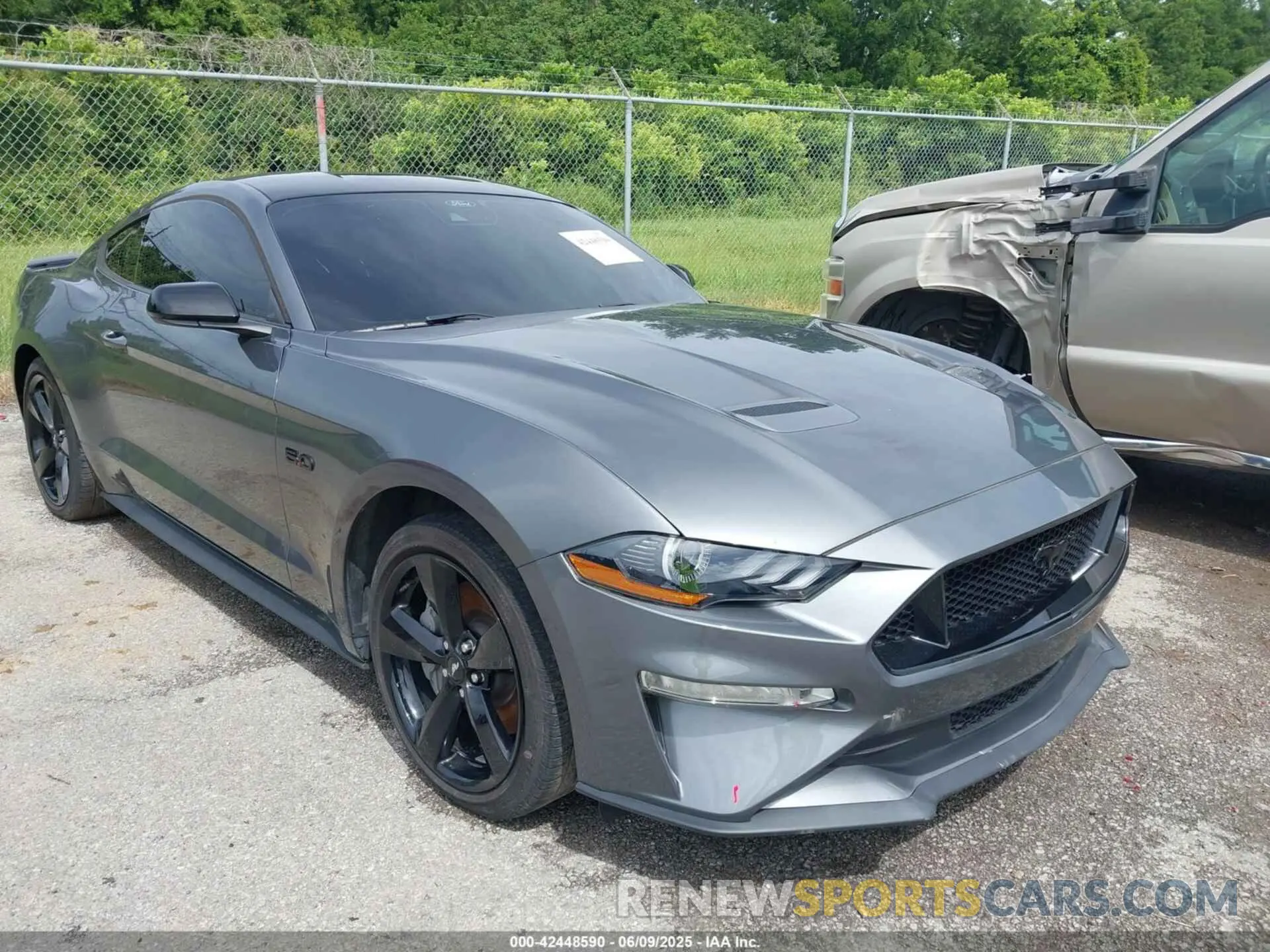 1 Photograph of a damaged car 1FA6P8CF7N5129583 FORD MUSTANG 2022