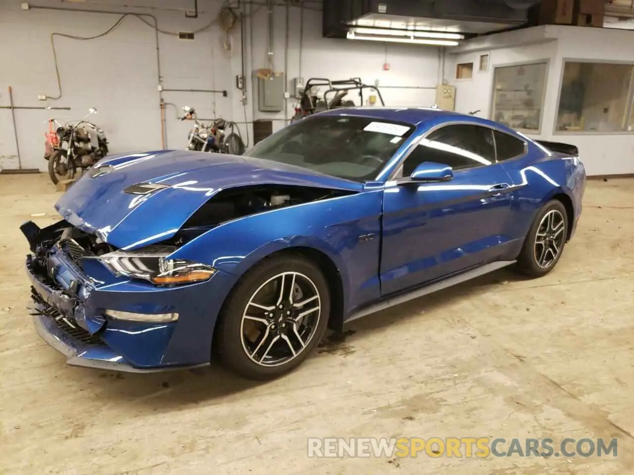 1 Photograph of a damaged car 1FA6P8CF7N5141779 FORD MUSTANG 2022