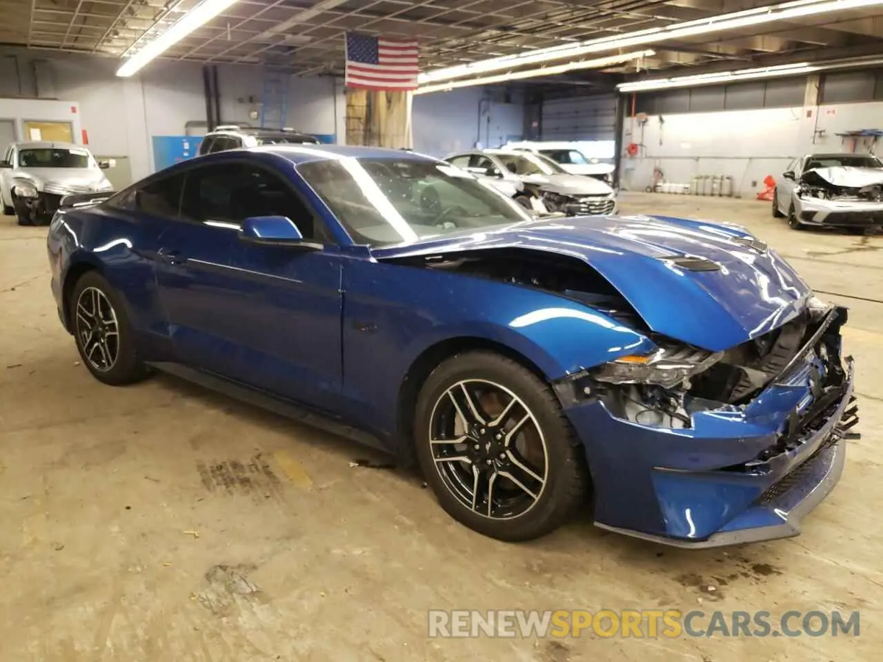 4 Photograph of a damaged car 1FA6P8CF7N5141779 FORD MUSTANG 2022