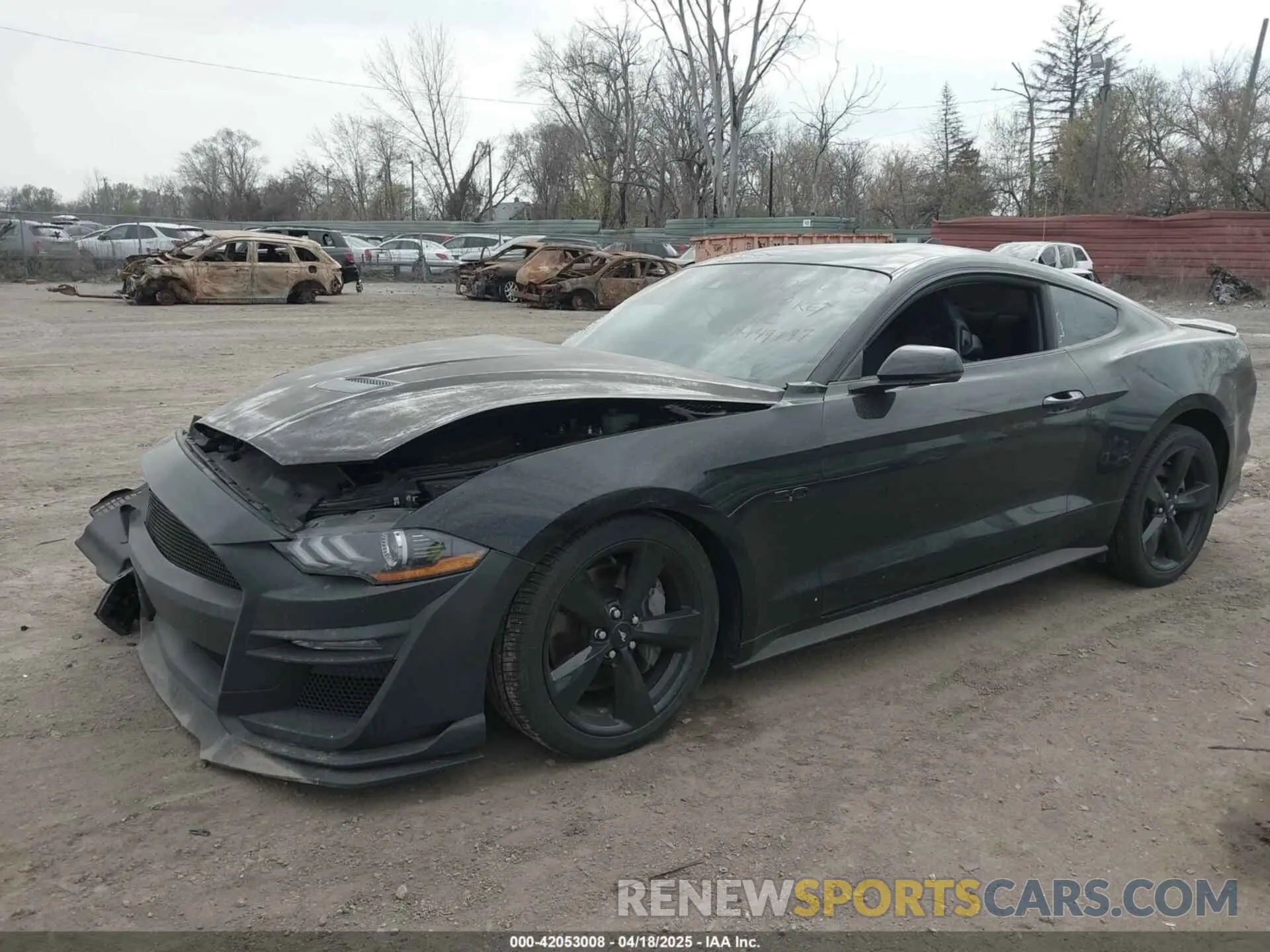 2 Фотография поврежденного автомобиля 1FA6P8CF7N5149137 FORD MUSTANG 2022