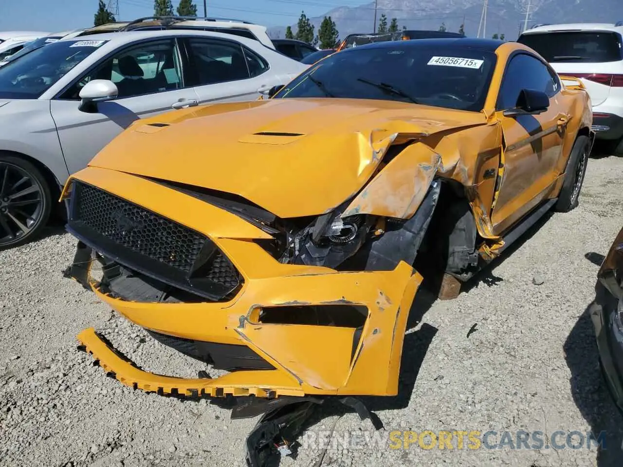 1 Фотография поврежденного автомобиля 1FA6P8CF8N5142200 FORD MUSTANG 2022