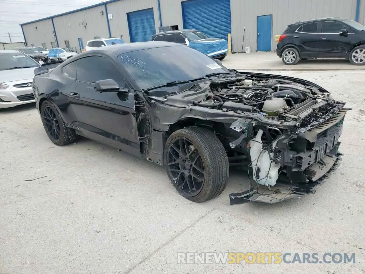 4 Photograph of a damaged car 1FA6P8CF8N5145937 FORD MUSTANG 2022