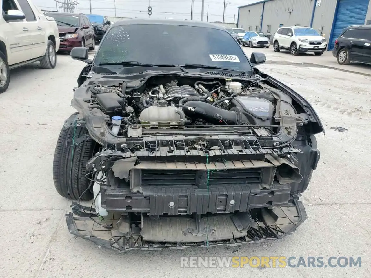 5 Photograph of a damaged car 1FA6P8CF8N5145937 FORD MUSTANG 2022