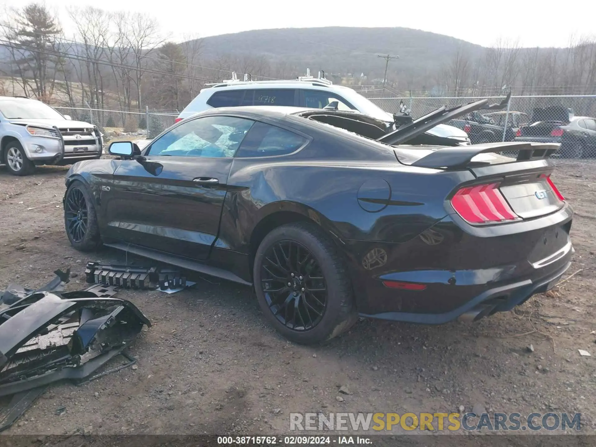 3 Photograph of a damaged car 1FA6P8CF9N5111439 FORD MUSTANG 2022