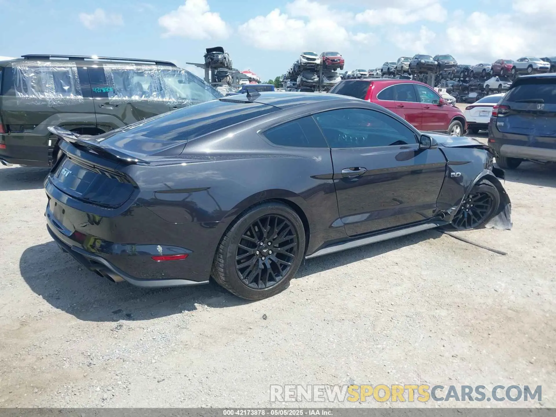 4 Photograph of a damaged car 1FA6P8CF9N5118407 FORD MUSTANG 2022