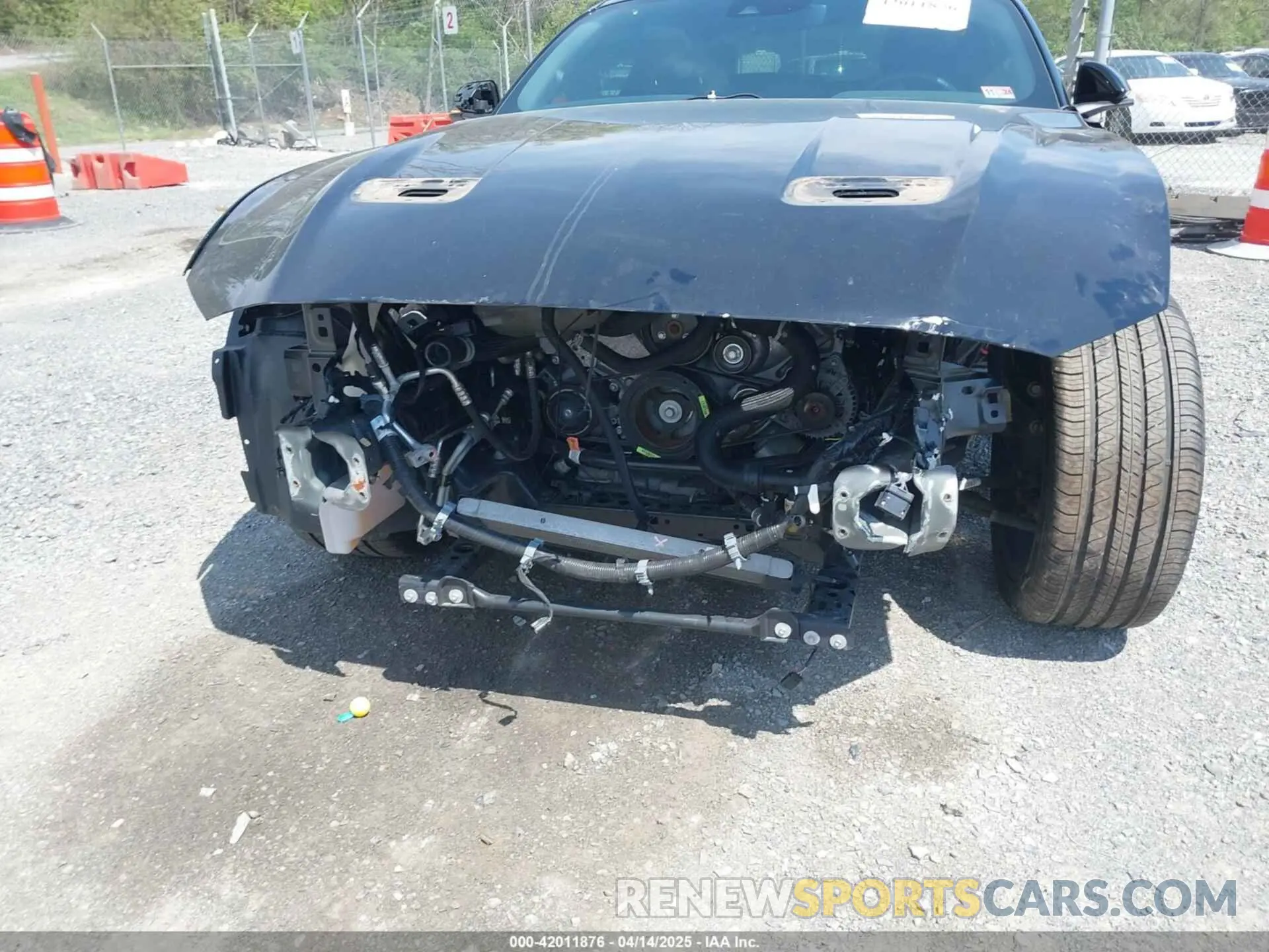 6 Фотография поврежденного автомобиля 1FA6P8CF9N5122151 FORD MUSTANG 2022