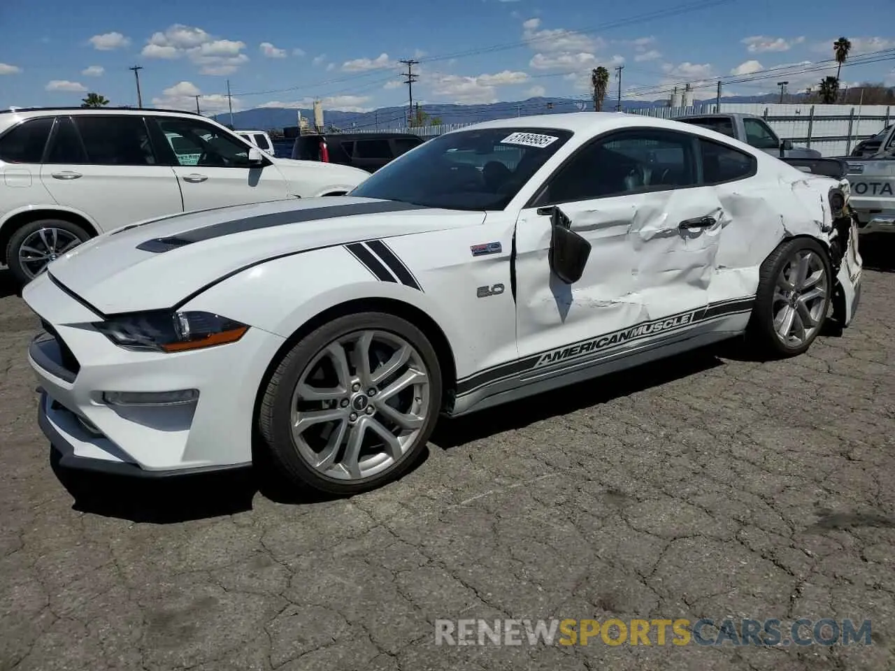 1 Фотография поврежденного автомобиля 1FA6P8CF9N5136633 FORD MUSTANG 2022