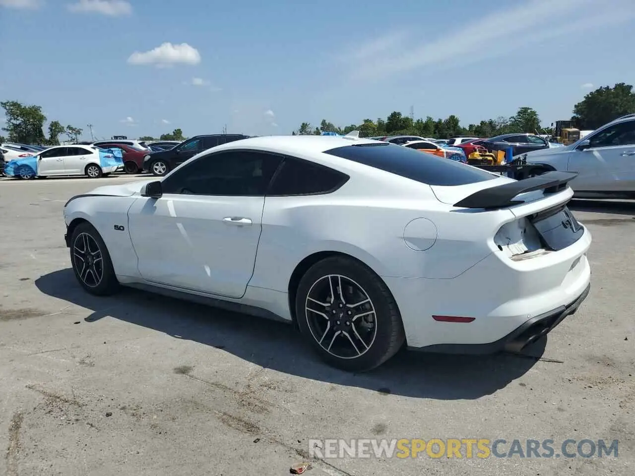 2 Photograph of a damaged car 1FA6P8CFXN5110459 FORD MUSTANG 2022