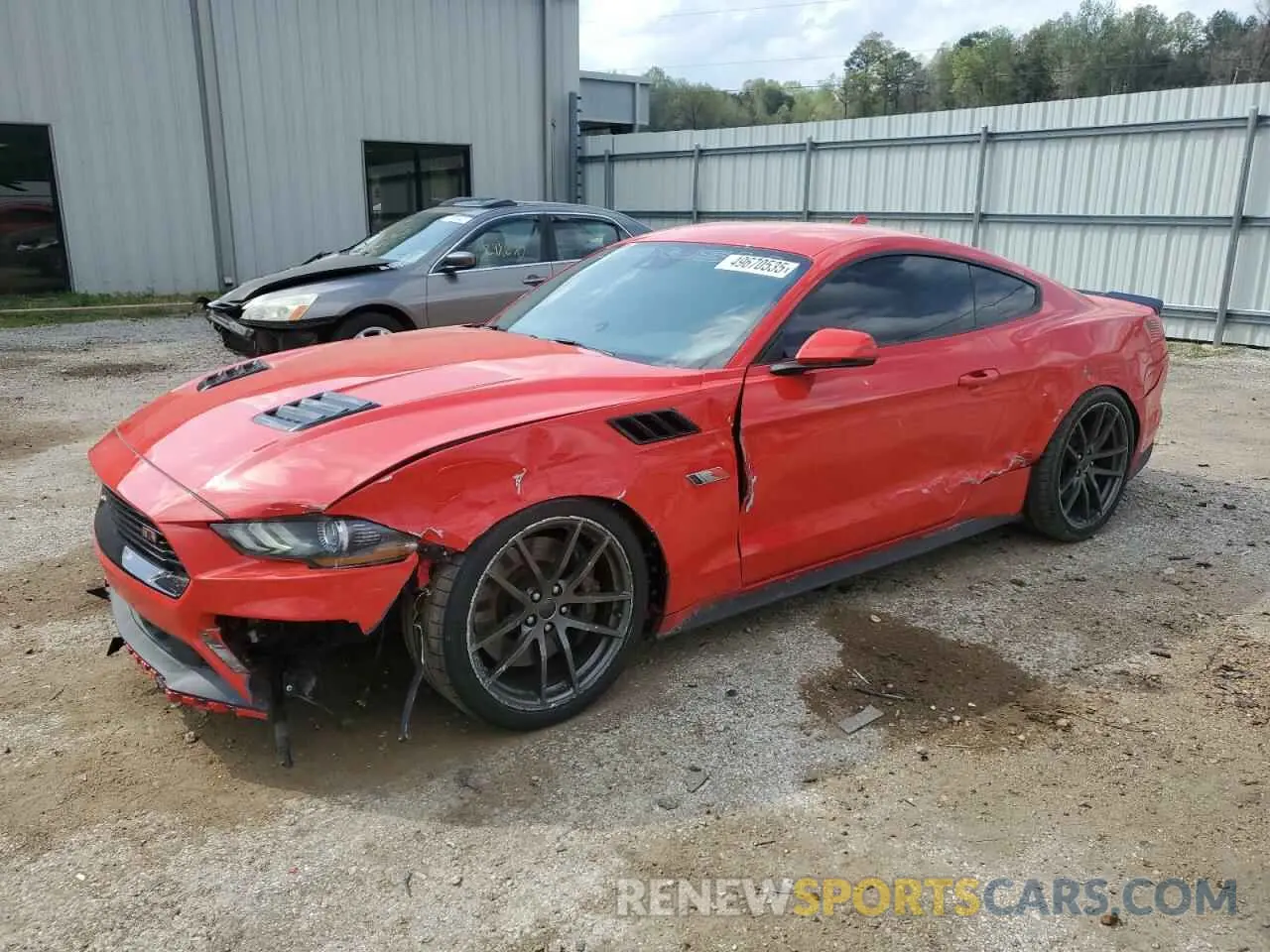 1 Фотография поврежденного автомобиля 1FA6P8CFXN5133725 FORD MUSTANG 2022
